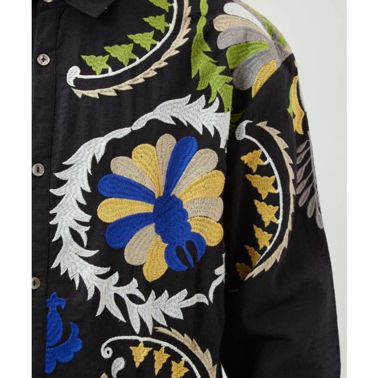 【チャイハネ】エルジャン刺繍メンズシャツ | アミナコレクション  | 詳細画像12 