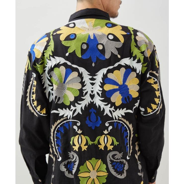 【チャイハネ】エルジャン刺繍メンズシャツ | アミナコレクション  | 詳細画像14 