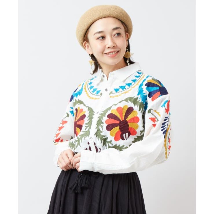 【チャイハネ】エルジャン刺繍メンズシャツ | アミナコレクション  | 詳細画像8 