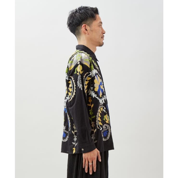 【チャイハネ】エルジャン刺繍メンズシャツ | アミナコレクション  | 詳細画像9 