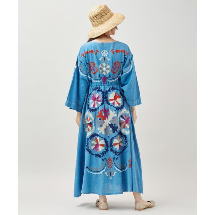 【チャイハネ】エルジャン刺繍ワンピース | アミナコレクション  | 詳細画像5 