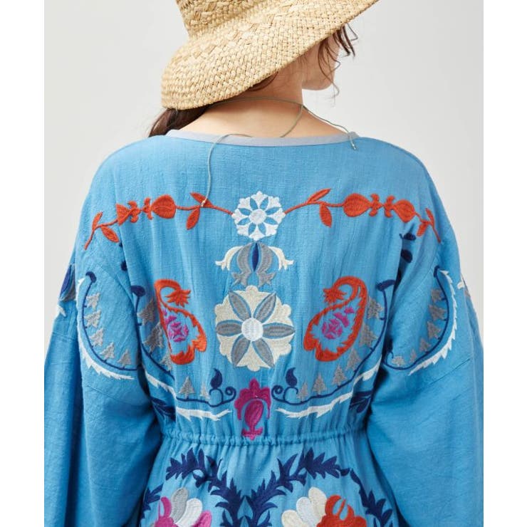 【チャイハネ】エルジャン刺繍ワンピース | アミナコレクション  | 詳細画像6 