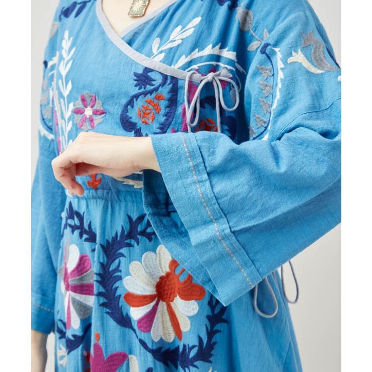 【チャイハネ】エルジャン刺繍ワンピース | アミナコレクション  | 詳細画像9 