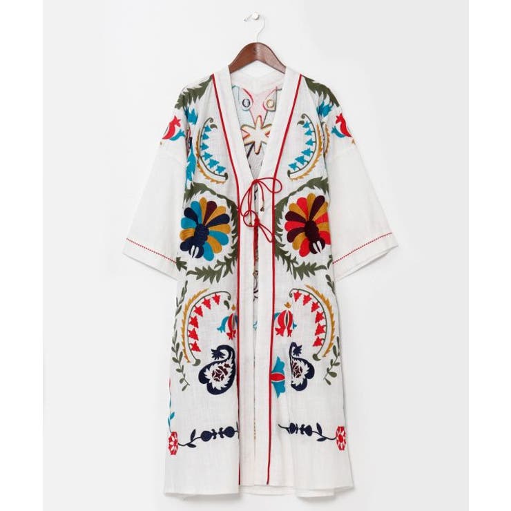 【チャイハネ】エルジャン刺繍カーディガン | アミナコレクション  | 詳細画像1 