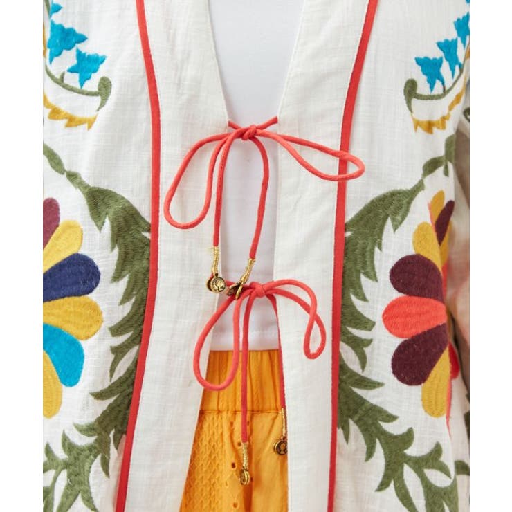 【チャイハネ】エルジャン刺繍カーディガン | アミナコレクション  | 詳細画像8 