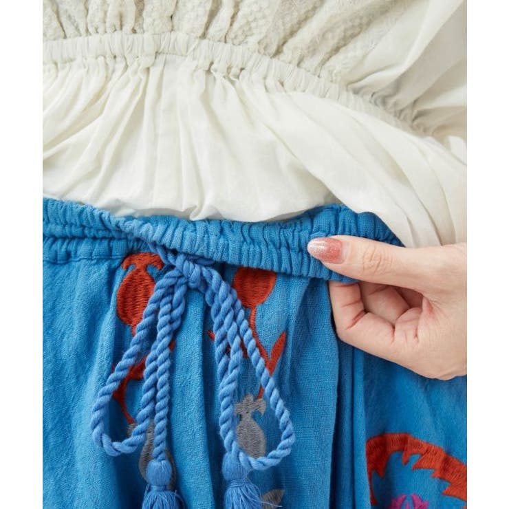 【チャイハネ】エルジャン刺繍スカート | アミナコレクション  | 詳細画像10 