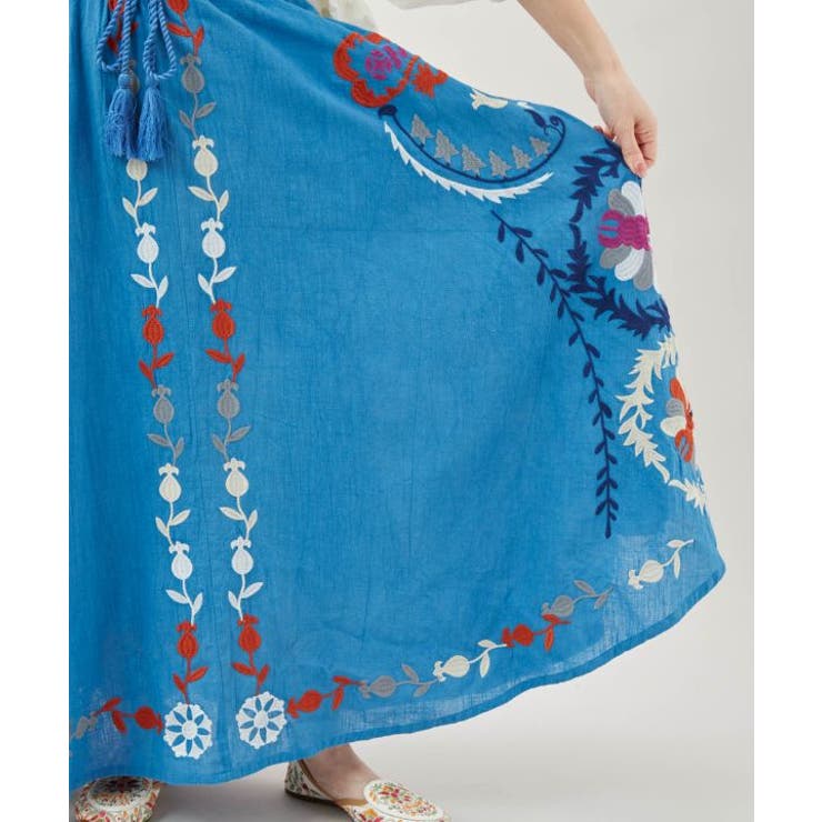 【チャイハネ】エルジャン刺繍スカート | アミナコレクション  | 詳細画像11 