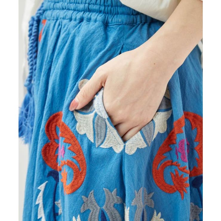 【チャイハネ】エルジャン刺繍スカート | アミナコレクション  | 詳細画像12 