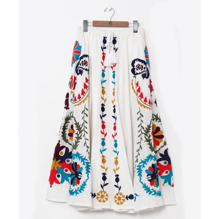 【チャイハネ】エルジャン刺繍スカート | アミナコレクション  | 詳細画像3 