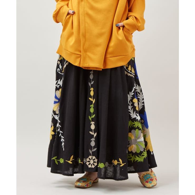 【チャイハネ】エルジャン刺繍スカート | アミナコレクション  | 詳細画像6 