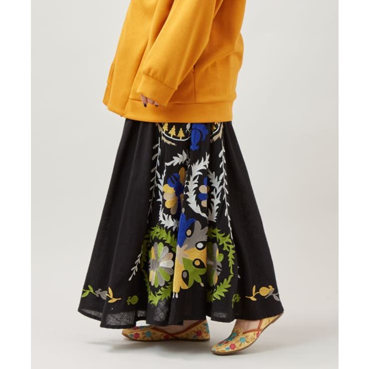 【チャイハネ】エルジャン刺繍スカート | アミナコレクション  | 詳細画像8 