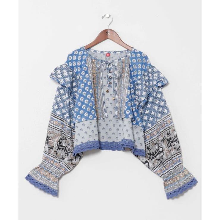 ブルー | 【チャイハネ】カリシュマトップス | アミナコレクション 