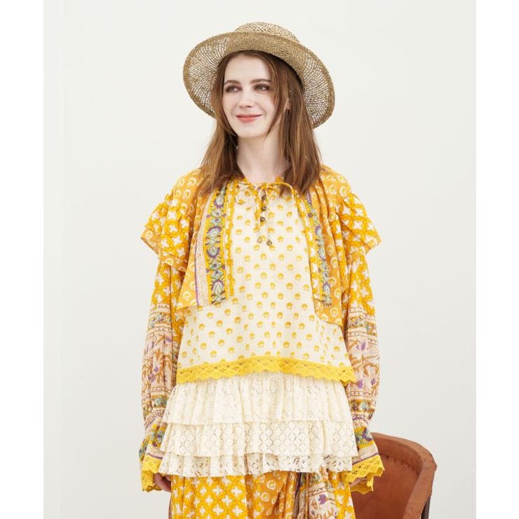 イエロー | 【チャイハネ】カリシュマトップス | アミナコレクション 