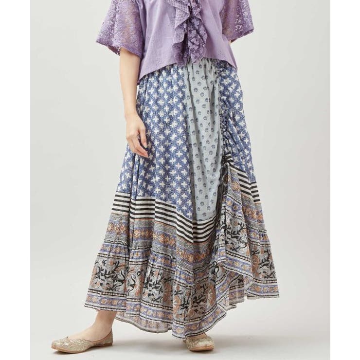 ブルー | 【チャイハネ】カリシュマスカート | アミナコレクション 