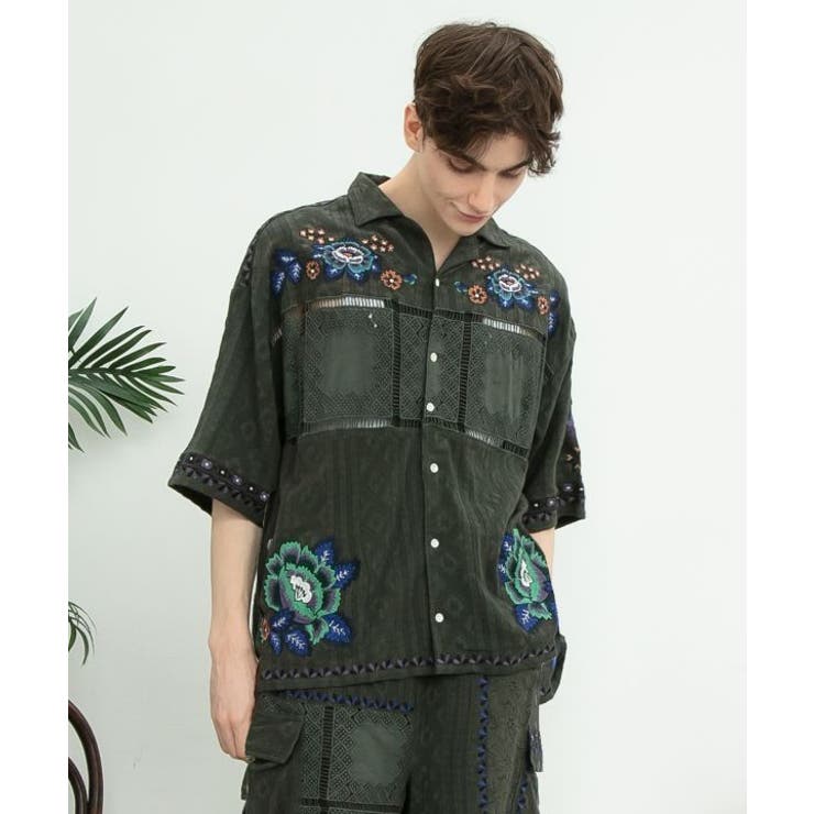 【チャイハネ】ロザリナメンズシャツ | アミナコレクション  | 詳細画像2 