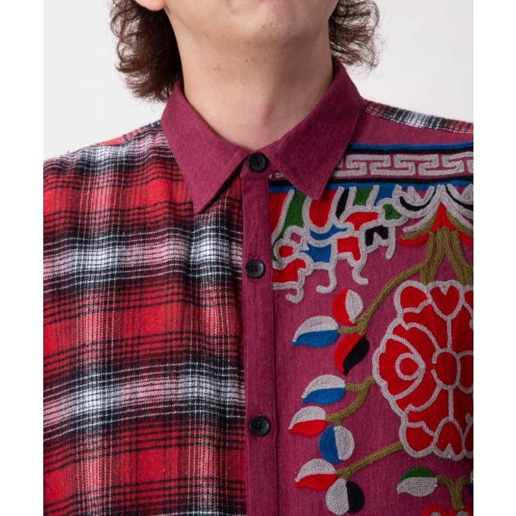 【チャイハネ】チベッチェメンズシャツ | アミナコレクション | 詳細画像11 