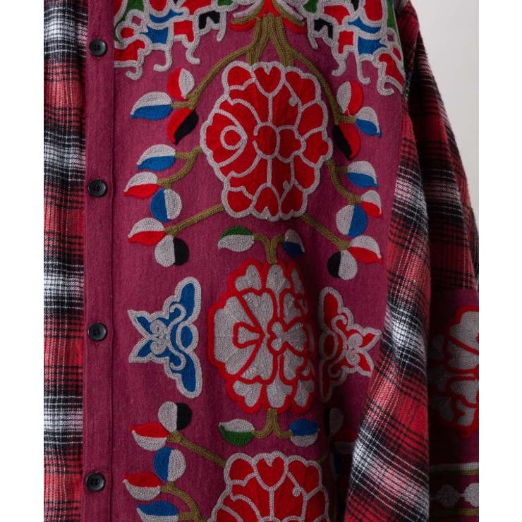 【チャイハネ】チベッチェメンズシャツ | アミナコレクション | 詳細画像12 