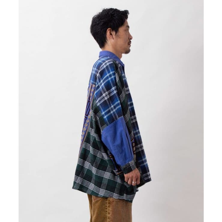 【チャイハネ】チベッチェメンズシャツ | アミナコレクション | 詳細画像8 