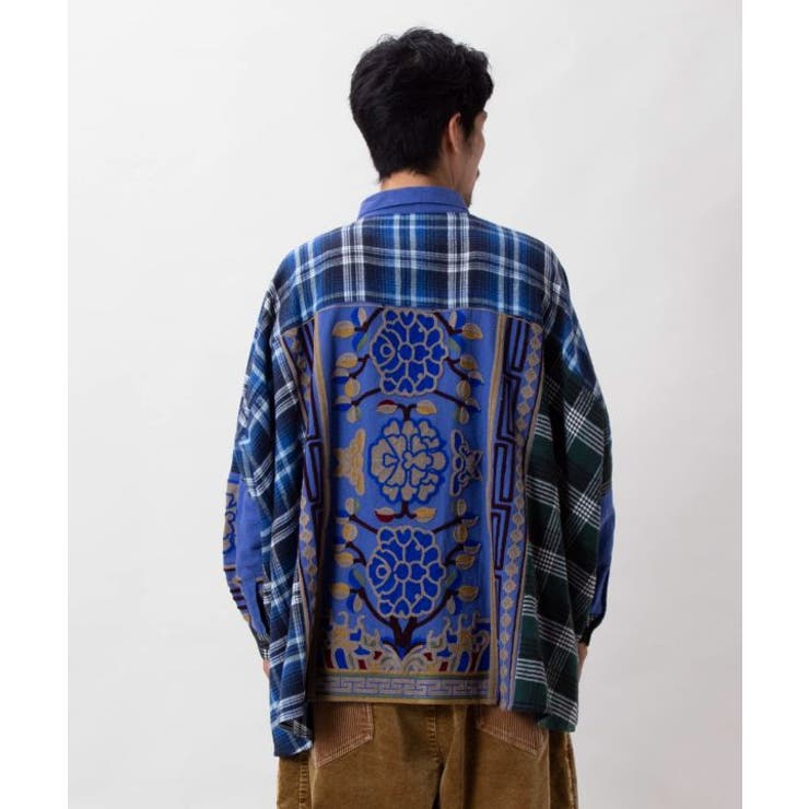 【チャイハネ】チベッチェメンズシャツ | アミナコレクション | 詳細画像9 