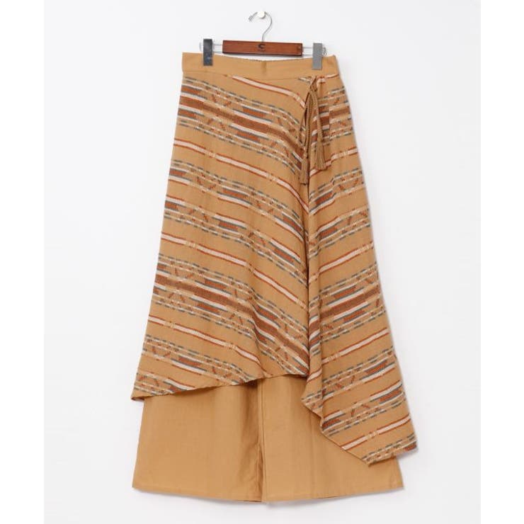 ベージュ | 【チャイハネ】ウィル変形ワイドパンツ | アミナコレクション 