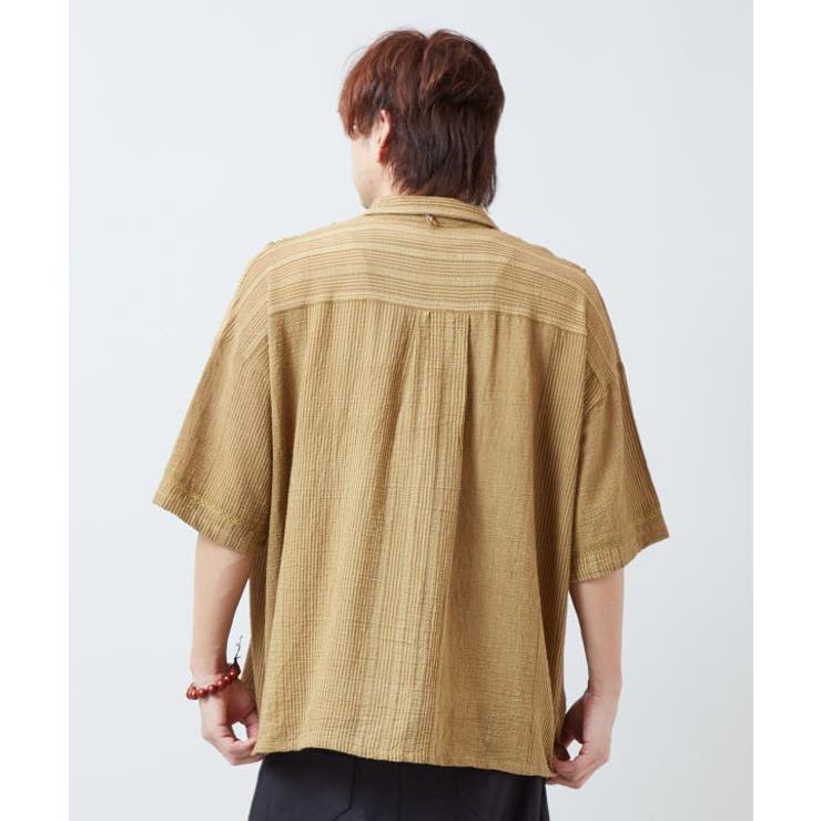 【チャイハネ】ナナミィメンズプルオーバーシャツ | アミナコレクション  | 詳細画像8 