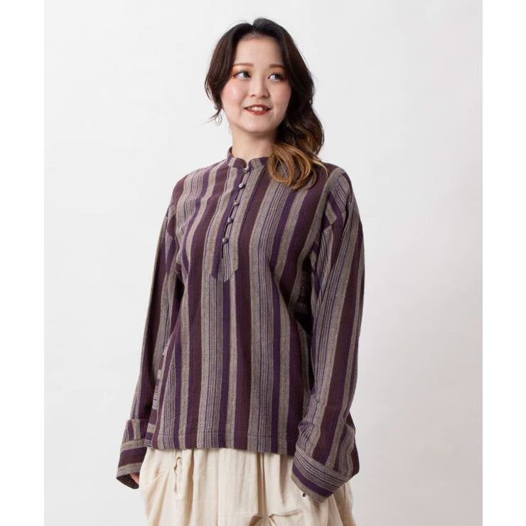 パープル | 【チャイハネ】タビオリトップス | アミナコレクション 