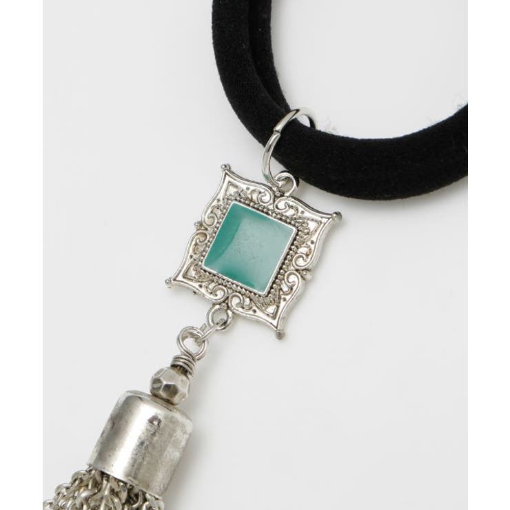 【チャイハネ】スクエタッセルヘアゴム | アミナコレクション  | 詳細画像1 