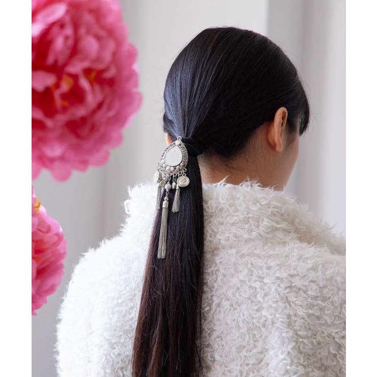 シルバー | 【チャイハネ】ティアジアヘアゴム | アミナコレクション 