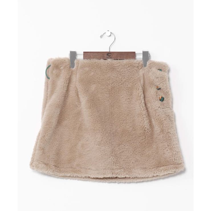 ベージュ | 【チャイハネ】プルーアミニスカート | アミナコレクション 