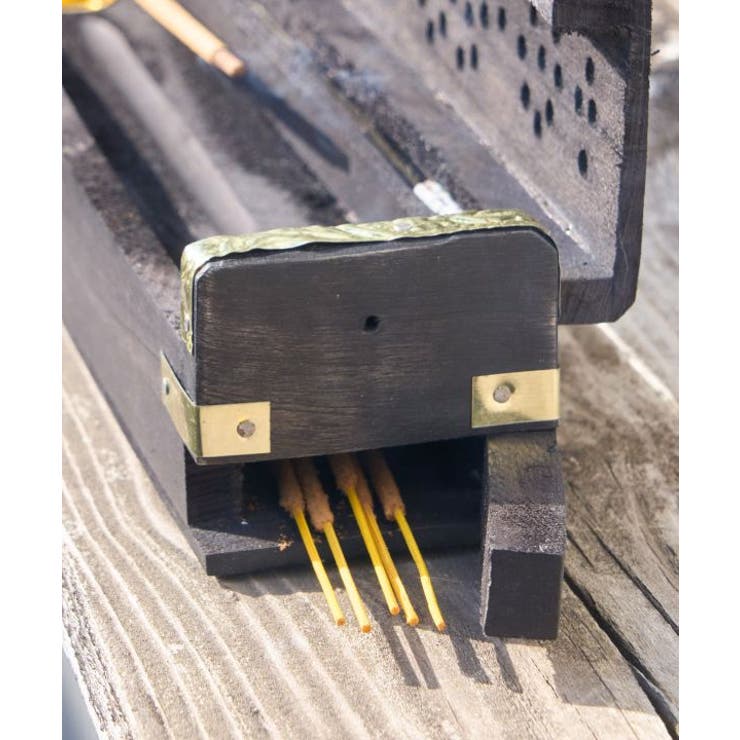 【チャイハネ】ウッドストック香入れ ゴールド | アミナコレクション  | 詳細画像2 