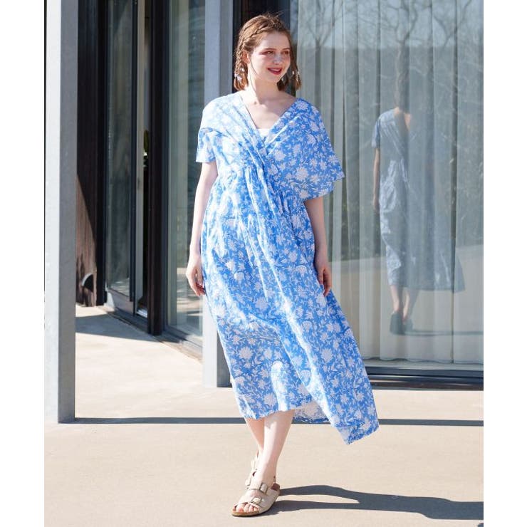 ブルー | 【チャイハネ】パヴァンワンピース | アミナコレクション 