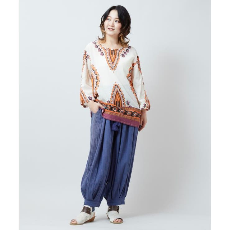 【チャイハネ】ダシキーナメンズトップス | アミナコレクション  | 詳細画像1 