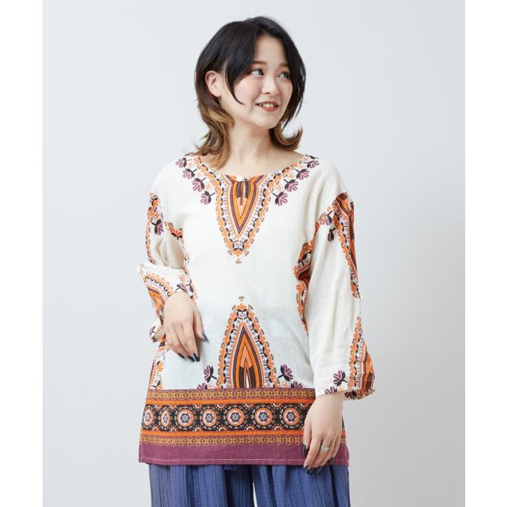 【チャイハネ】ダシキーナメンズトップス | アミナコレクション  | 詳細画像2 