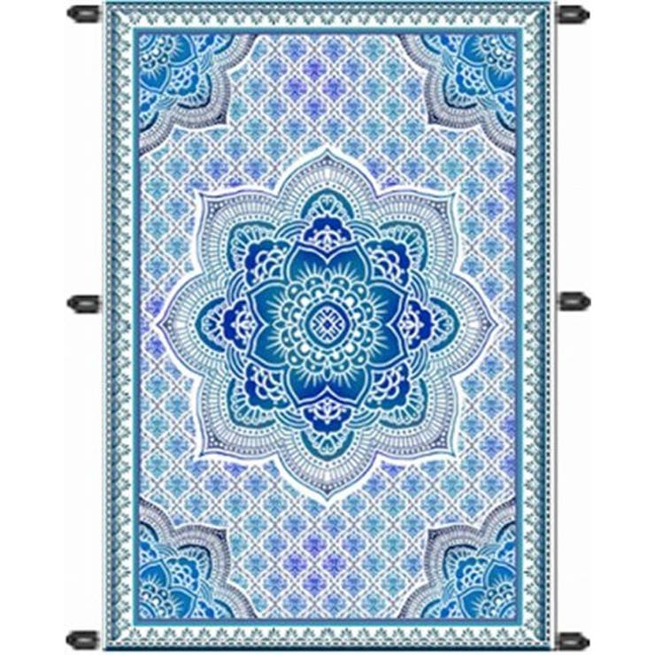 ブルー | 【チャイハネ】ラジャスループマルチクロス | アミナコレクション 