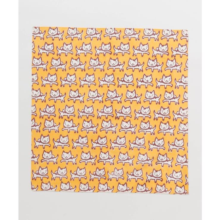 マスタード | 【チャイハネ】ブロックおかかバンダナ | アミナコレクション 