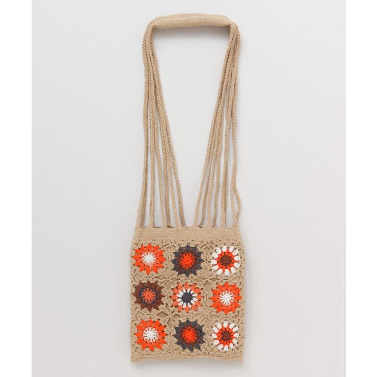 ベージュ | 【チャイハネ】クロシェンショルダーバッグ | アミナコレクション 