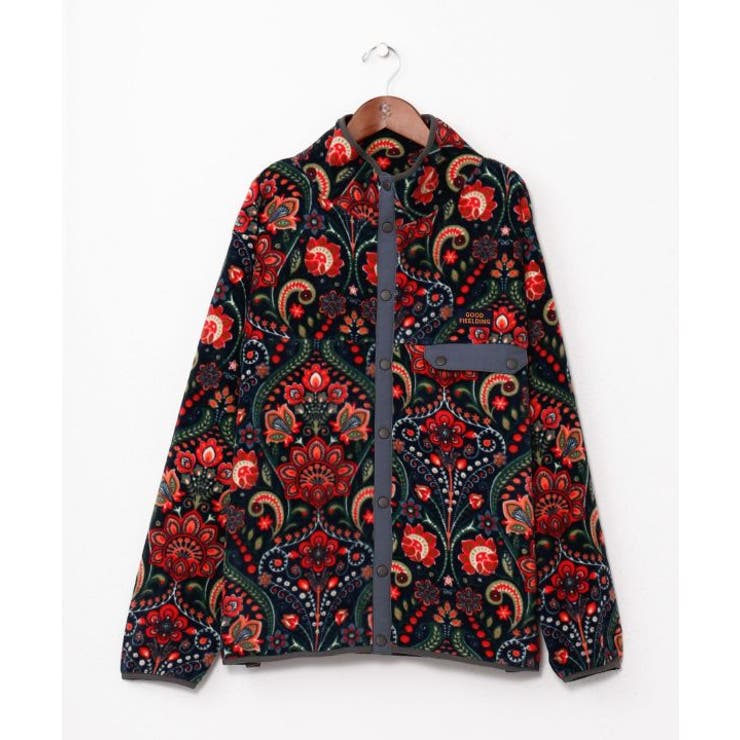 ブラック | 【チャイハネ】Amina×grn パタフリメンズジャケット | アミナコレクション