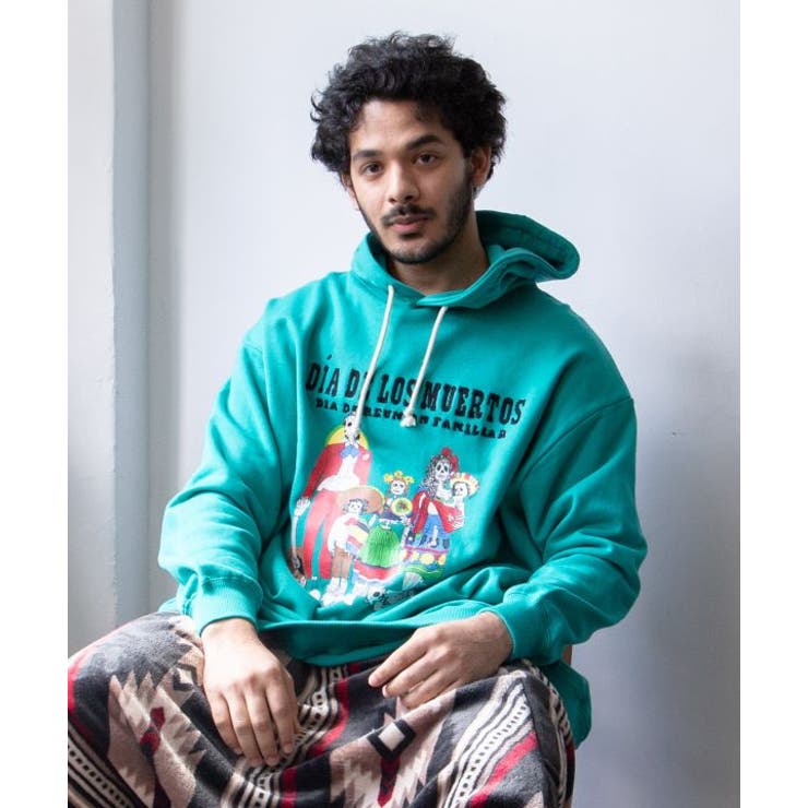 【チャイハネ】Amina×grn ファミタイメンズフーディー | アミナコレクション | 詳細画像2 