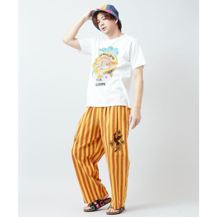 【チャイハネ】ヒピベラメンズTシャツ【Amina×grn】 | アミナコレクション  | 詳細画像1 