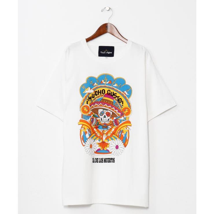 ホワイト | 【チャイハネ】ヒピベラメンズTシャツ【Amina×grn】 | アミナコレクション 