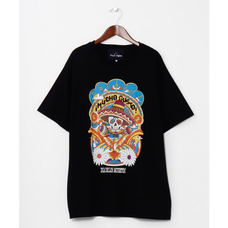 ブラック | 【チャイハネ】ヒピベラメンズTシャツ【Amina×grn】 | アミナコレクション 