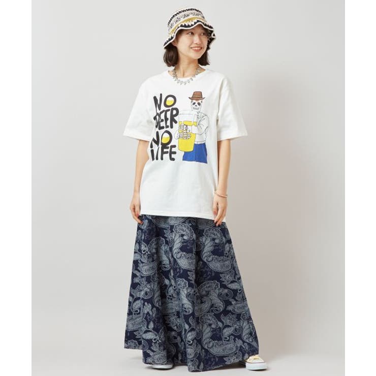 【チャイハネ】ノビノラメンズTシャツ【Amina×grn×横浜ビール】 | アミナコレクション  | 詳細画像1 