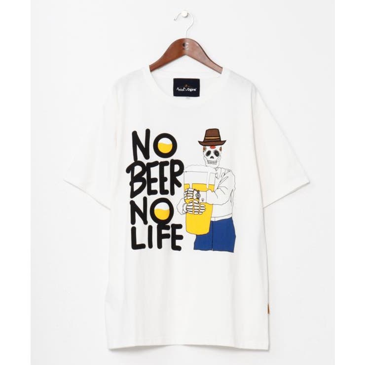 ホワイト | 【チャイハネ】ノビノラメンズTシャツ【Amina×grn×横浜ビール】 | アミナコレクション 