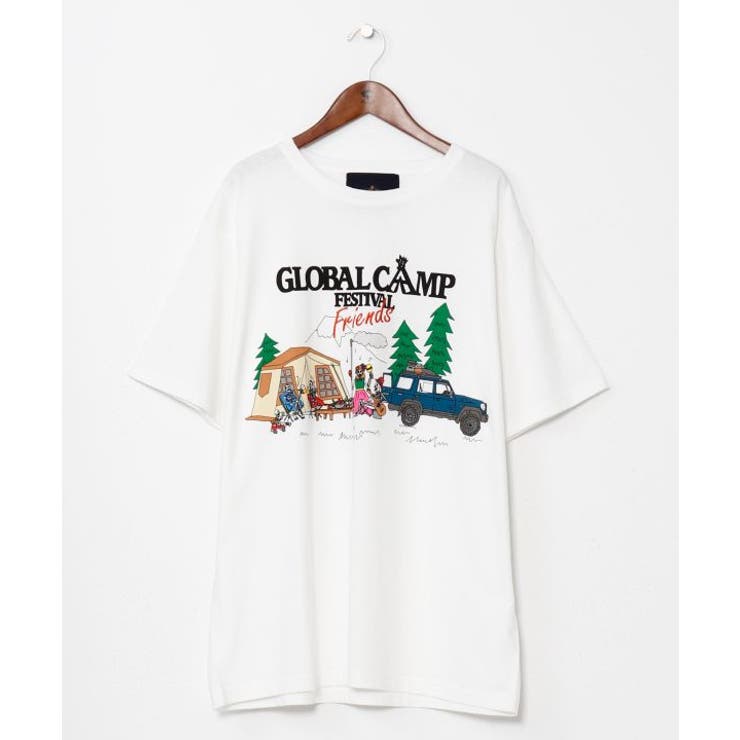 ホワイト | 【チャイハネ】ラファーミメンズTシャツ【Amina×grn×ogawa】 | アミナコレクション 