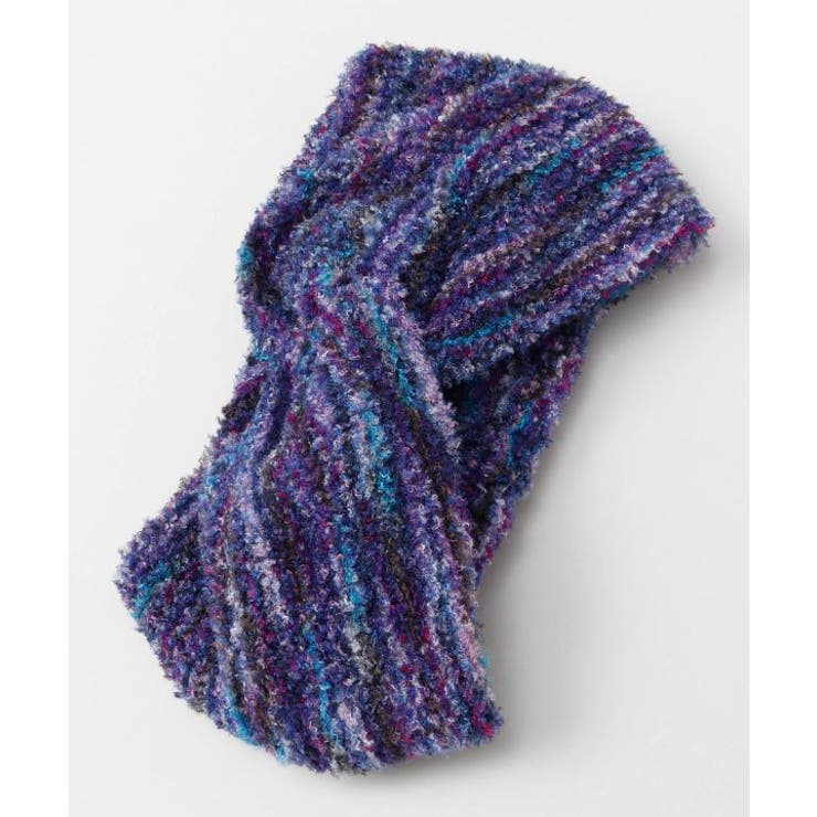 ブルー | 【チャイハネ】ネオミックスニットヘアバンド | アミナコレクション 