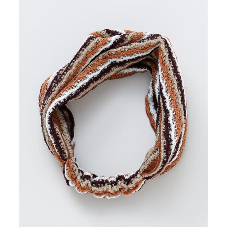 ブラウン | 【チャイハネ】ミックスラインヘアバンド | アミナコレクション 