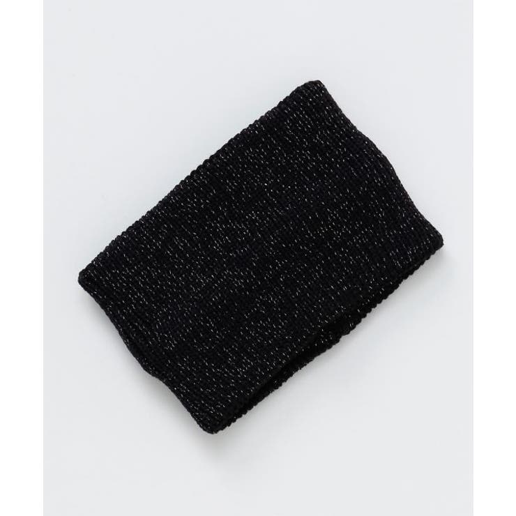 ブラック | 【チャイハネ】ラメリブヘアバンド | アミナコレクション 