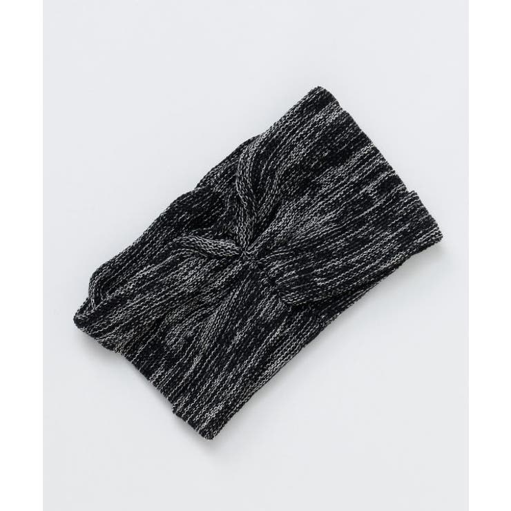 ブラック | 【チャイハネ】ミックスニットヘアバンド | アミナコレクション 