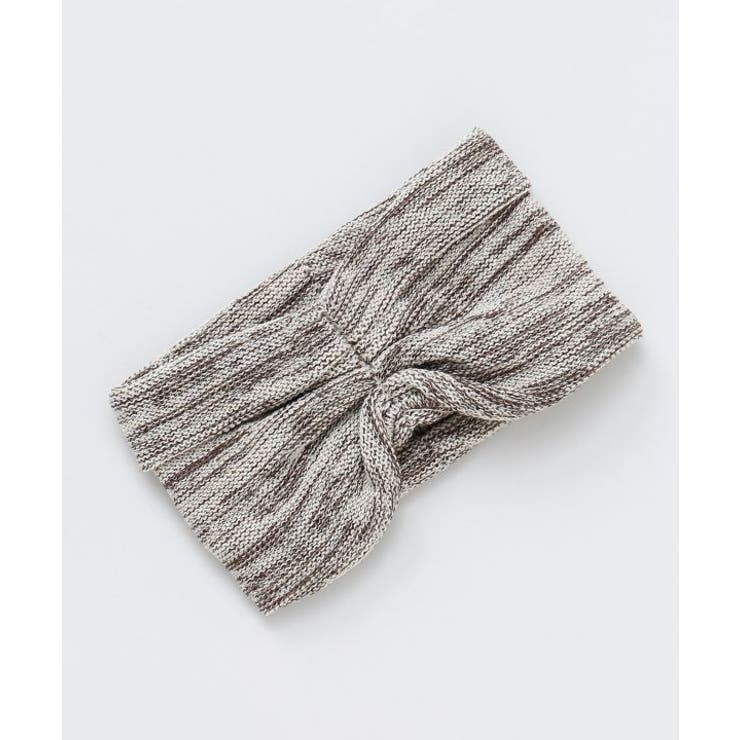 ベージュ | 【チャイハネ】ミックスニットヘアバンド | アミナコレクション 