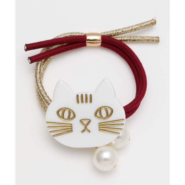 レッド | 【チャイハネ】キャットパヘアゴム | アミナコレクション 